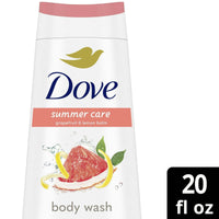 Dove Summer Care Moisturizing Women's Body Wash All Skin Type, Grapefruit & Lemon Balm, 20 fl oz EasyOptionXY LLC