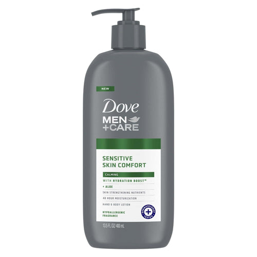 Dove Men+Care Sensitive Skin Comfort Women's Hand & Body Lotion Dry Skin Aloe, 13.5 oz EasyOptionXY LLC