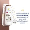 Dove Restoring Long Lasting Gentle Women's Body Wash Twin Pack, Coconut and Cocoa Butter, 20 fl oz EasyOptionXY LLC