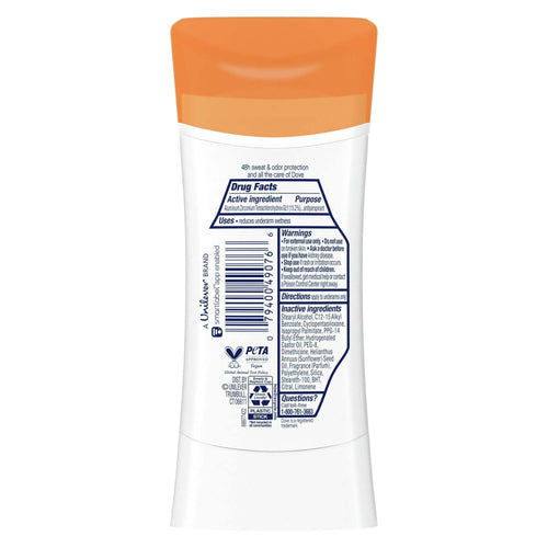 Dove Teens Long Lasting Women's Antiperspirant Deodorant Stick, Mango Sunshine, 2.6 oz EasyOptionXY LLC