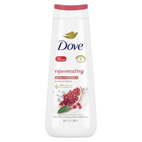 Dove Rejuvenating Gentle Women's Body Wash All Skin Type, Pomegranate & Hibiscus, 20 fl oz Twin Pack EasyOptionXY LLC