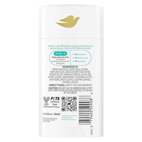Dove VitaminCare+ Aluminum Free Deodorant Stick Coconut Water & Aloe for 72H Odor Protection Breathable Deodorant for Women 2.6 oz EasyOptionXY LLC