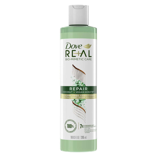 Dove Real Bio-Mimetic Care Daily Conditioner with Vegan Keratin, Coconut, 10 fl oz EasyOptionXY LLC