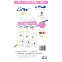 Dove Women's Invisible Dry Spray Antiperspirant Deodorant, 4.8 Ounce (3 Pack) EasyOptionXY LLC