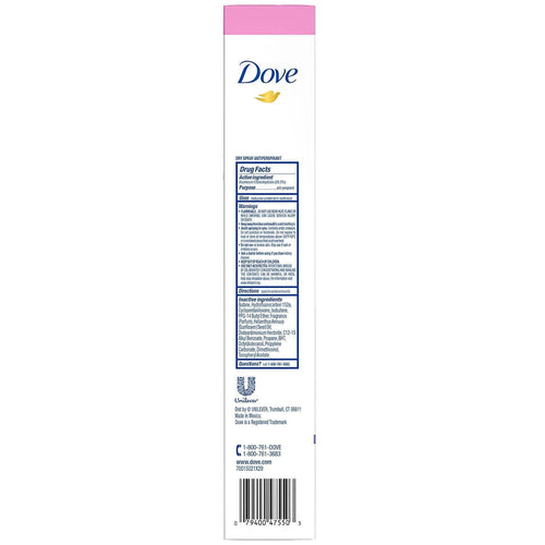 Dove Women's Invisible Dry Spray Antiperspirant Deodorant, 4.8 Ounce (3 Pack) EasyOptionXY LLC