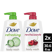 Dove Refreshing Body Wash, Cucumber Green Tea and Cherry Chia Milk, 30.6 oz., 2 pk EasyOptionXY LLC