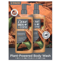 Dove Men+Care Body Wash Sandalwood 26 Fluid Ounce (Pack of 2) EasyOptionXY LLC