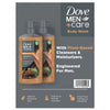 Dove Men+Care Body Wash Sandalwood 26 Fluid Ounce (Pack of 2) EasyOptionXY LLC
