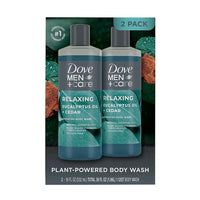Dove Men+Care Relaxing Body Wash Eucalyptus and Cedar Oil, 2 pk./18 oz EasyOptionXY LLC