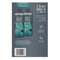 Dove Men+Care Relaxing Body Wash Eucalyptus and Cedar Oil, 2 pk./18 oz EasyOptionXY LLC