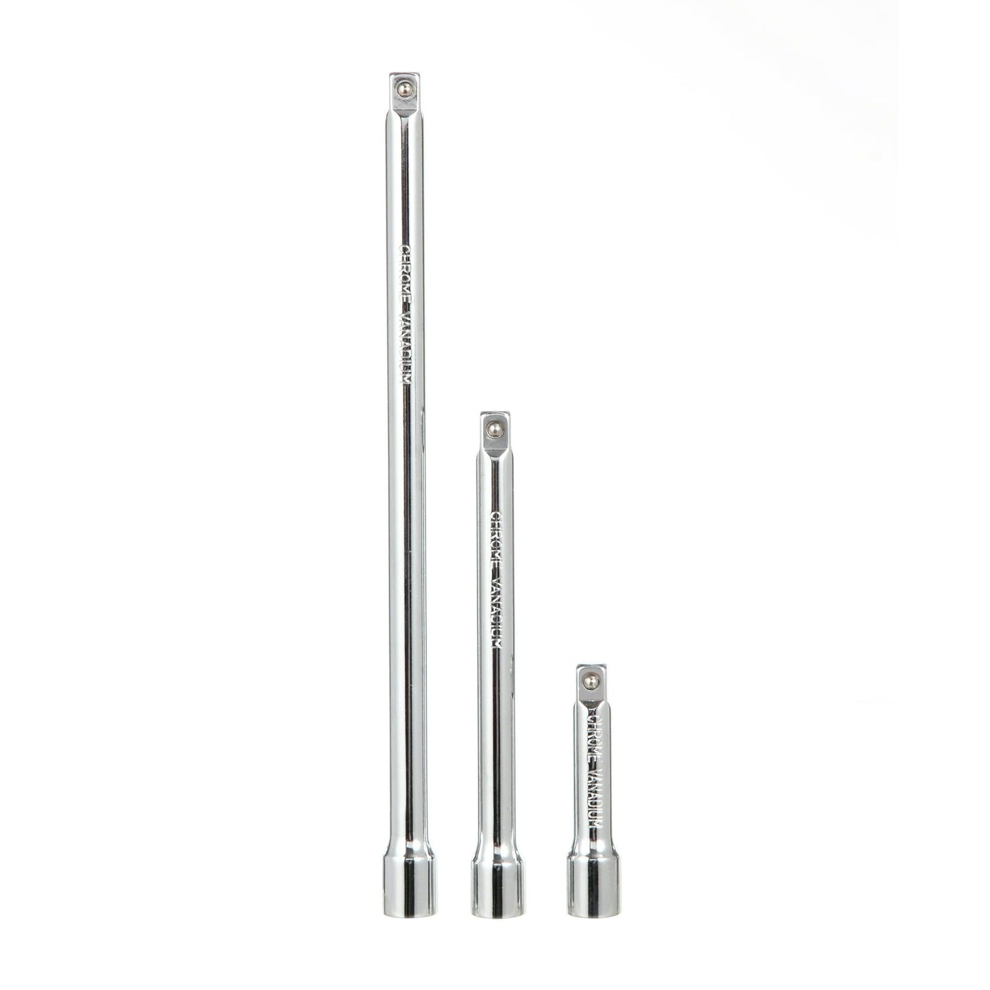 Hyper Tough 3 Piece 3/8 inch Drive Extension Bar Set For Socket Sets UC88492A EasyOptionXY LLC