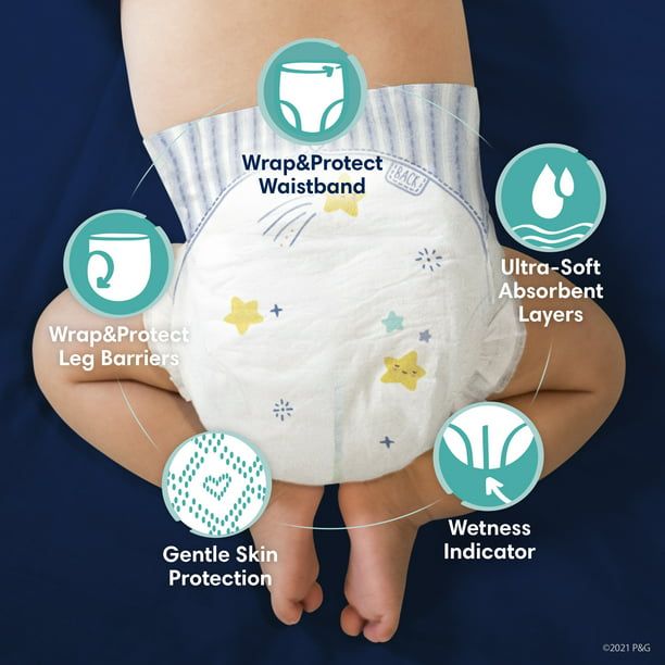 Pampers Swaddlers Overnight Diapers Size 6, 72 Count EasyOptionXY LLC