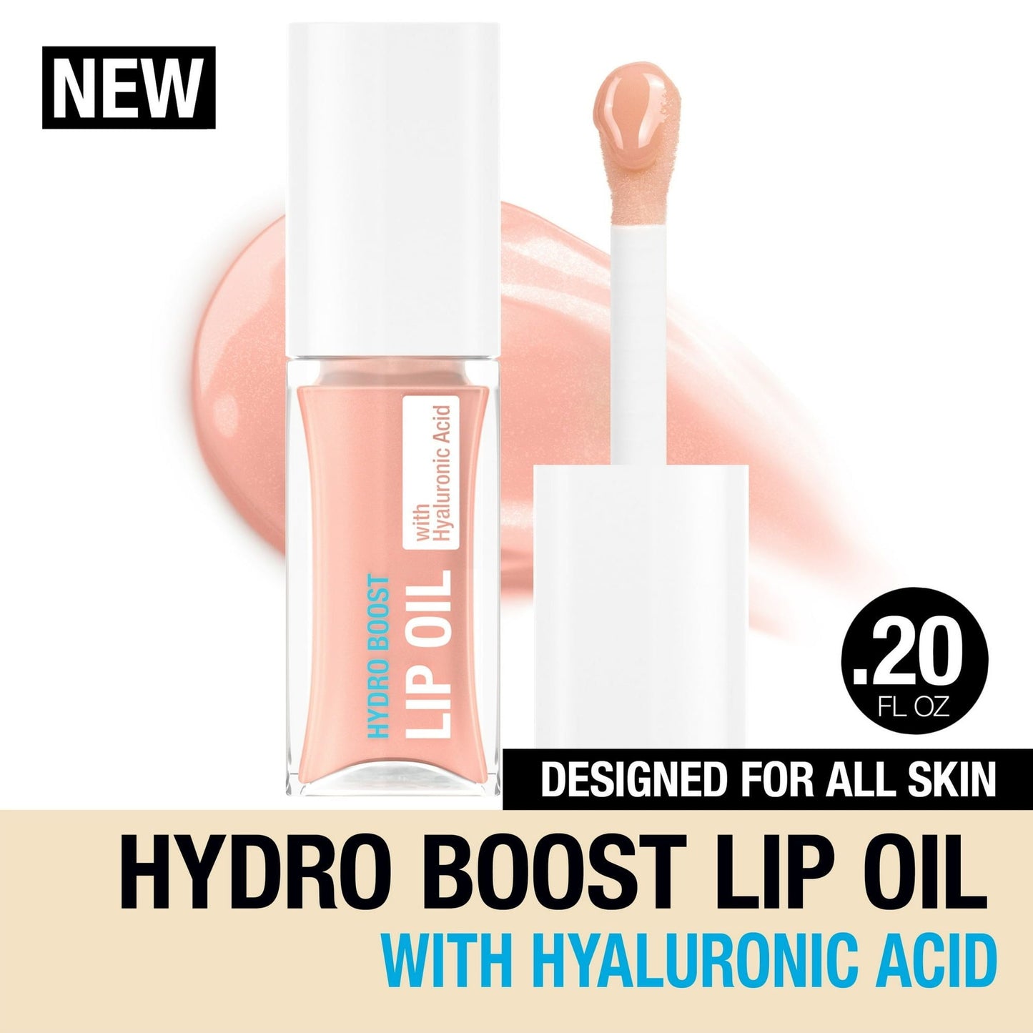 Neutrogena Hydro Boost Lip Oil, Light Pink, .2 oz EasyOptionXY LLC