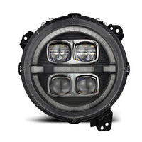 AlphaRex 18-25 Jeep Wrangler JL/Gladiator JT NOVA-Series LED Projector Headlights Black OffRoadUSA.com