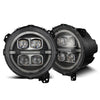 AlphaRex 18-25 Jeep Wrangler JL/Gladiator JT NOVA-Series LED Projector Headlights Black OffRoadUSA.com