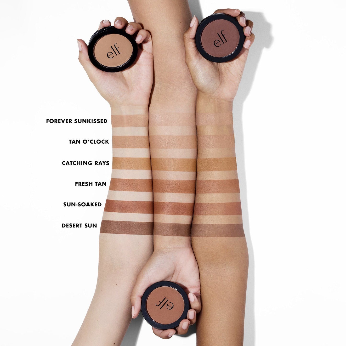 e.l.f. Primer-Infused Matte Bronzer, Tan O'Clock, 0.35oz EasyOptionXY LLC