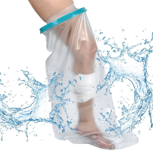 KEKOY Cast Covers for Shower Leg, Reusable Adult Waterproof Full Leg Cast Protector Shower Bandage Wound Showering for Broken Long Leg Knee Foot Ankle Wound Burns, 31.5in EasyOptionXY LLC