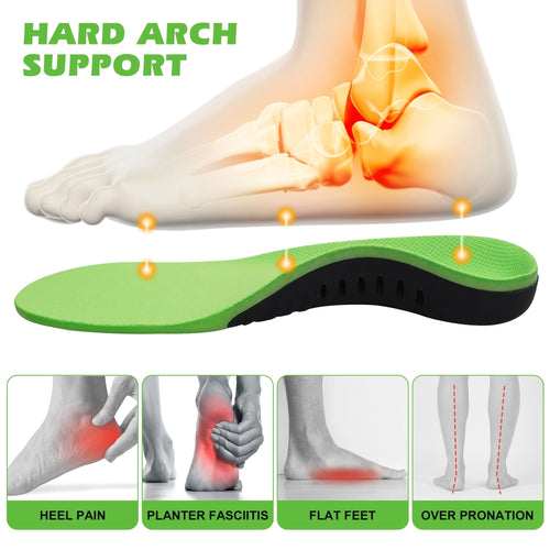 KEKOY Plantar Fasciitis Pain Relief Orthotics, Flat feet Arch Support Insoles Shoe Inserts for Men and Women, Sports Shock Absorption for Walking,Running,Hiking, S EasyOptionXY LLC