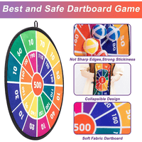 Kids Dart Board Game Set, 28.7 inch Dart Board with 16 Stick Balls and Hook, Indoor Outdoor Yard Party Sports Game Toys, Christmas Birthday Gift for Boys Girls Age 3 4 5 6 7 8 9 10 11 12 EasyOptionXY LLC