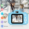 Kids Camera Toys, Digital Camera with 32GB SD Card, Toddler Camera Christmas Birthday Gifts for 3-10 Year Old Boys Girls Toys, Blue EasyOptionXY LLC