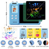 Educational Learning Toys for 3 4 5 6 Year Old, Toddler Doodle Board, LCD Writing Tablet with 112 Learning Flash Cards and 224 Words for Boys and Girls Birthday Gifts, Blue EasyOptionXY LLC