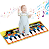 Toddler Musical Piano Mat, 19 Keys Piano Keyboard Floor Mat, Kids Tunes Playmat Dance Mat Birthday Gift for Boys Girls ( 43.3x14.2in ) EasyOptionXY LLC