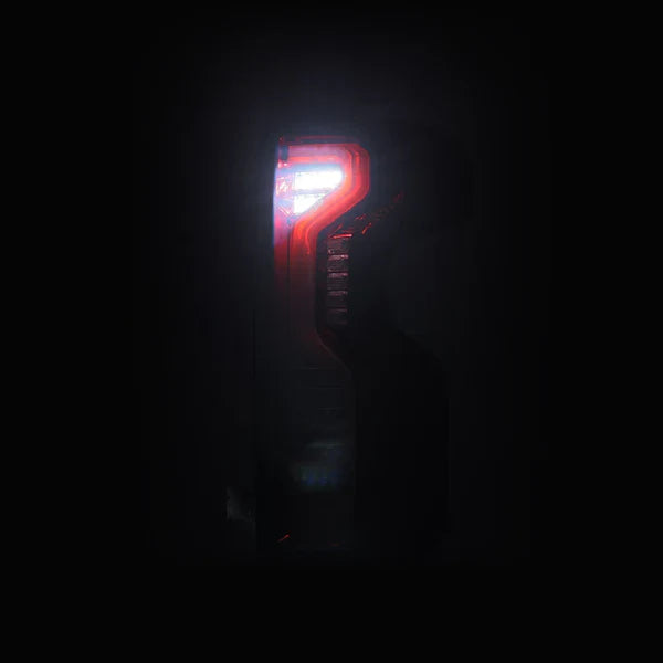 AlphaRex 19+ Chevrolet Silverado 1500/2500HD/3500HD PRO-Series LED Tail Lights Red Smoke