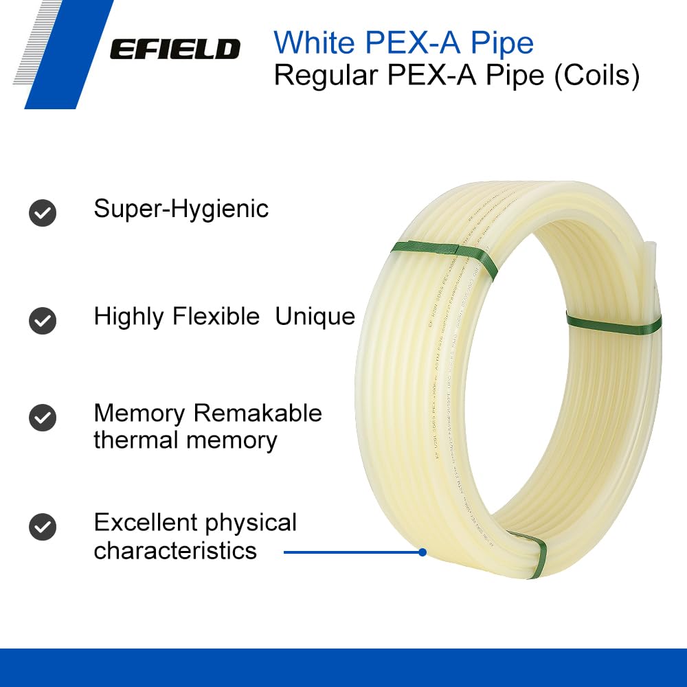 1" 100ft PEX-A Pipe (White & Cutter)