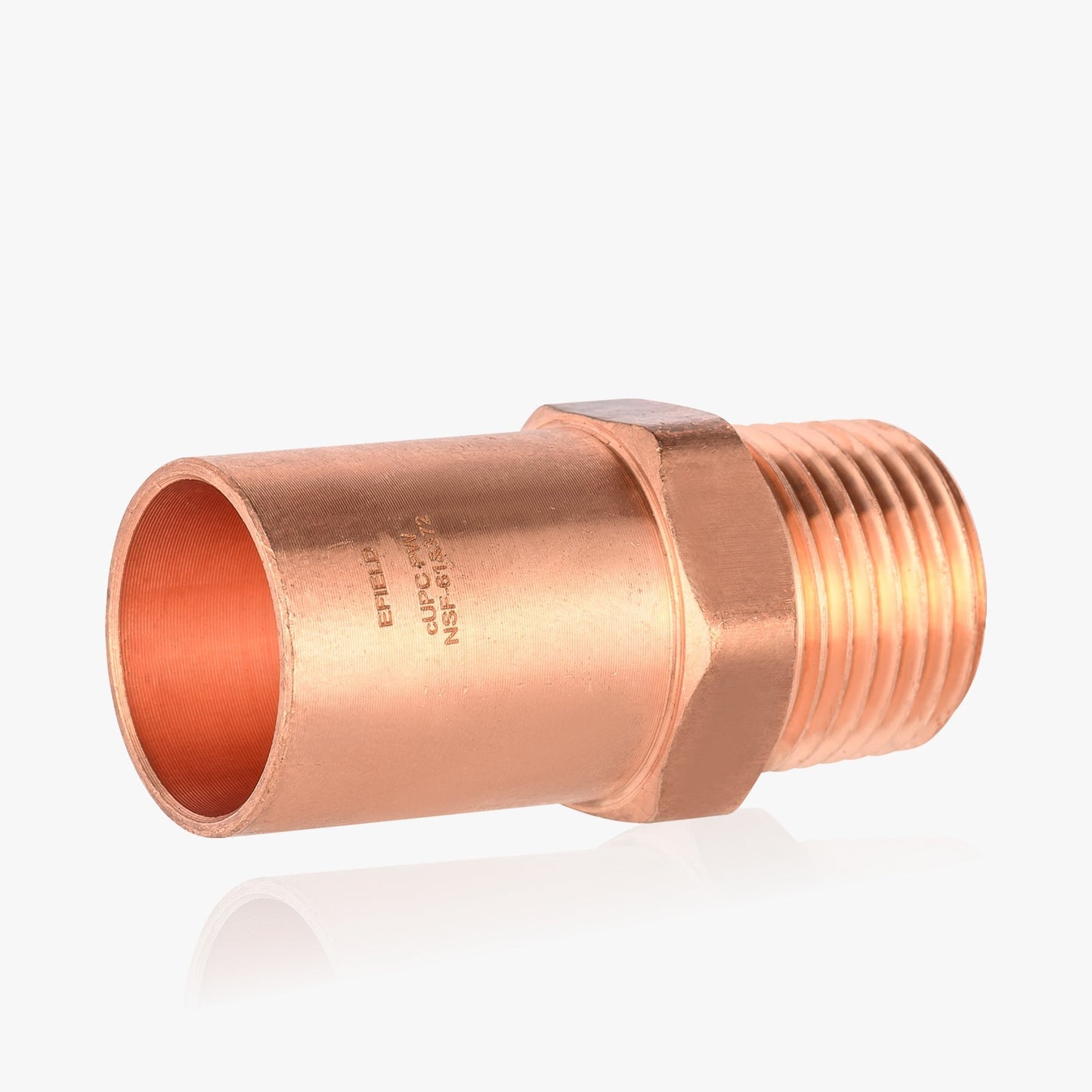 30 Pcs 1" FTG Press x 3/4" Male Threaded Copper Street Adapter (Lead Free)
