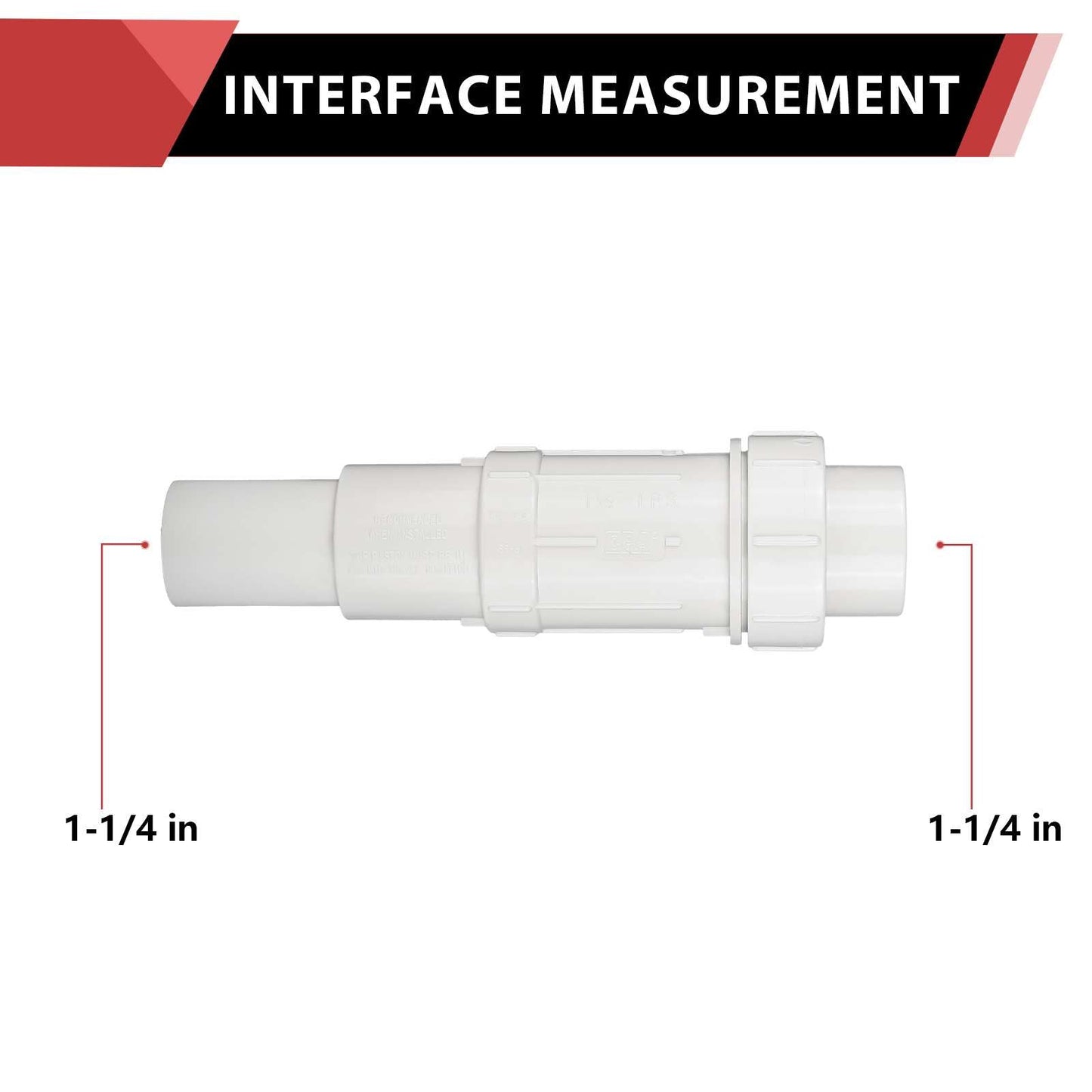 1-1/4" PVC Expansion Coupling