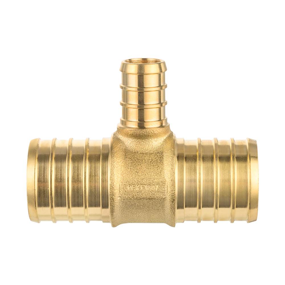 PEX-B Crimp 1" PEX x 1" PEX x 1/2" PEX Reducing Tee (Lead Free)