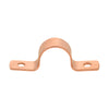 Pro 50 Pack 1/2" Copper Pipe Straps, Two Hole Plumbingsell