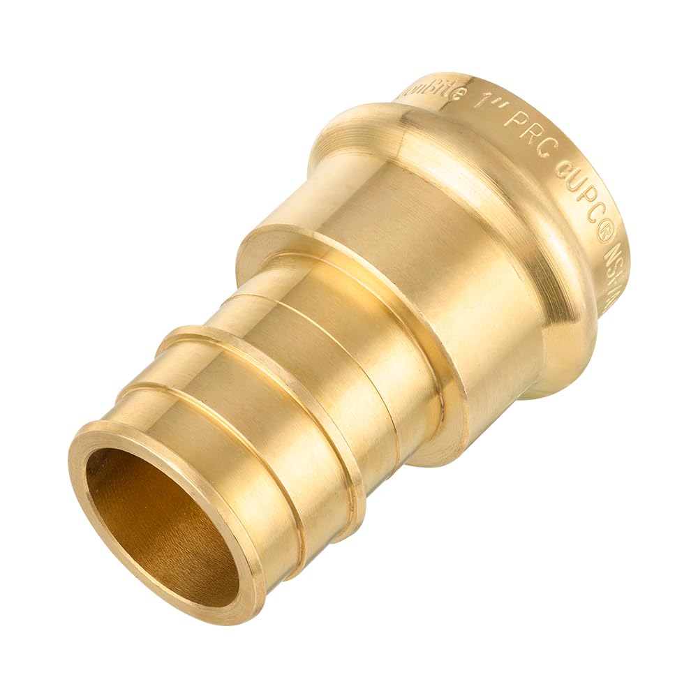 Pro 6-Pack 1" Press x 3/4" PEX Expansion Brass Adapter (Lead Free)