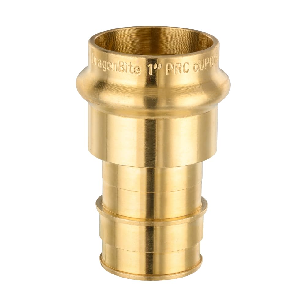 Pro 6-Pack 1" Press x 3/4" PEX Expansion Brass Adapter (Lead Free)