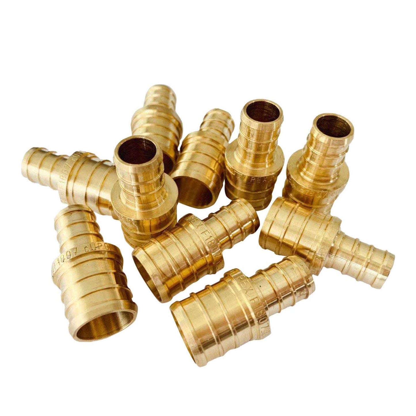 PEX-B Crimp 1" PEX x 3/4" PEX Coupling (Lead Free)