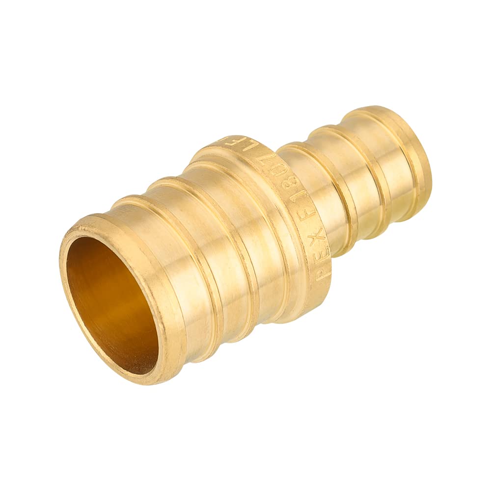 PEX-B Crimp 3/8" PEX X 1/2" PEX Coupling (Lead Free)