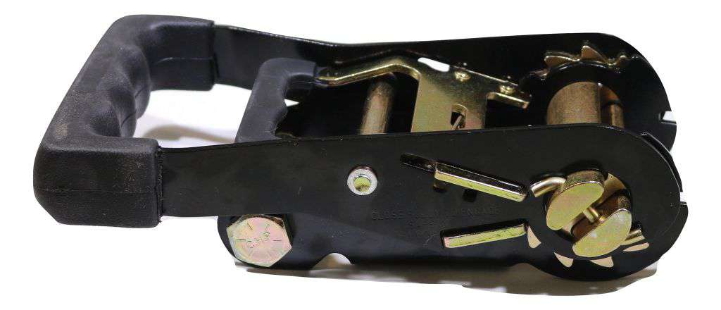 2" Heavy Duty Strap Ratchet w/ Rubber Ergonomic Grip and Pull - 4,400 lb. WLL | 2HDSWR