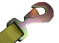 2" x 8 Ft Axle Wrap Auto Tie Down Ratchet Strap w/ Snap Hooks | YELLOW RatchetStrap.Com