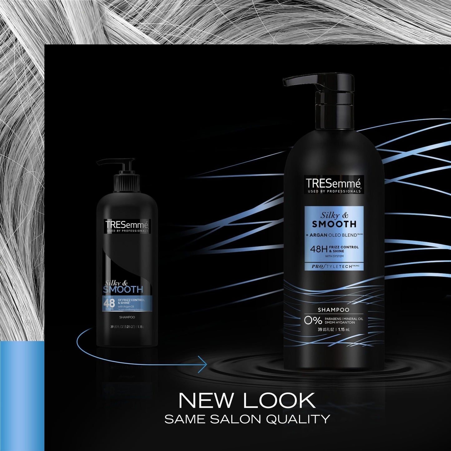 Tresemme Silky & Smooth Argan Oleo Bland Frizz Control and Shine Shampoo; 39 fl oz EasyOptionXY LLC