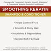 Equate Smoothing Keratin Shampoo & Conditioner; Full Size Set; 2 Piece EasyOptionXY LLC