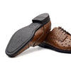 Zelli Italia Zelli Italia 23-538-BDY ANDREA Ostrich Quill Lace Up, Brandy
