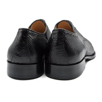 Zelli Italia Zelli Italia 24-526-BLK GIOVANNI Teju Lizard Lace Up, Black