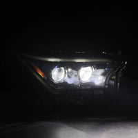 AlphaRex 24-25 Toyota Tacoma / 25-up 4Runner LUXX-Series LED Projector Headlights Alpha-Black OffRoadUSA.com