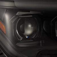 AlphaRex 24-25 Toyota Tacoma / 25-up 4Runner LUXX-Series LED Projector Headlights Alpha-Black OffRoadUSA.com