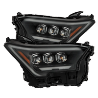 AlphaRex 24-25 Toyota Tacoma / 25-up 4Runner NOVA-Series LED Projector Headlights Black OffRoadUSA.com