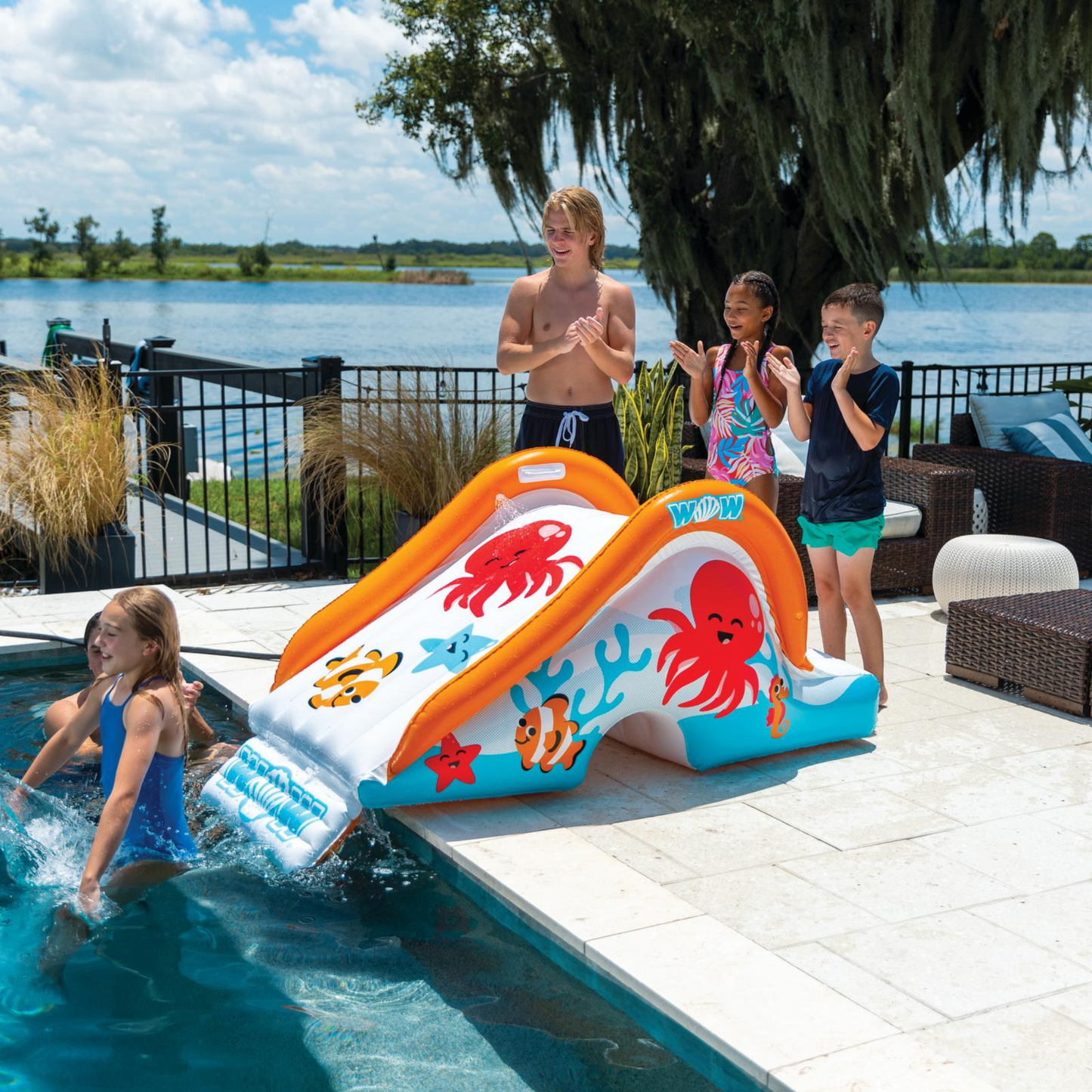 WOW Sports Swirl Splash Pad Slide (Slide Only)