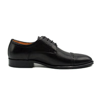 Zelli Italia 25-530-BLK GIOVANNI Italian Calfskin Lace Up, Black Size 10