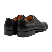 Zelli Italia 25-530-BLK GIOVANNI Italian Calfskin Lace Up, Black Size 10