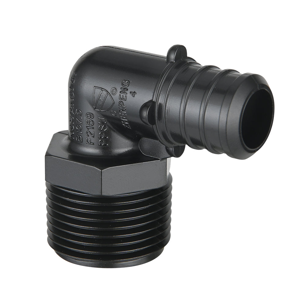 PEX-B Crimp 3/4" x 3/4" Male PPSU Elbow