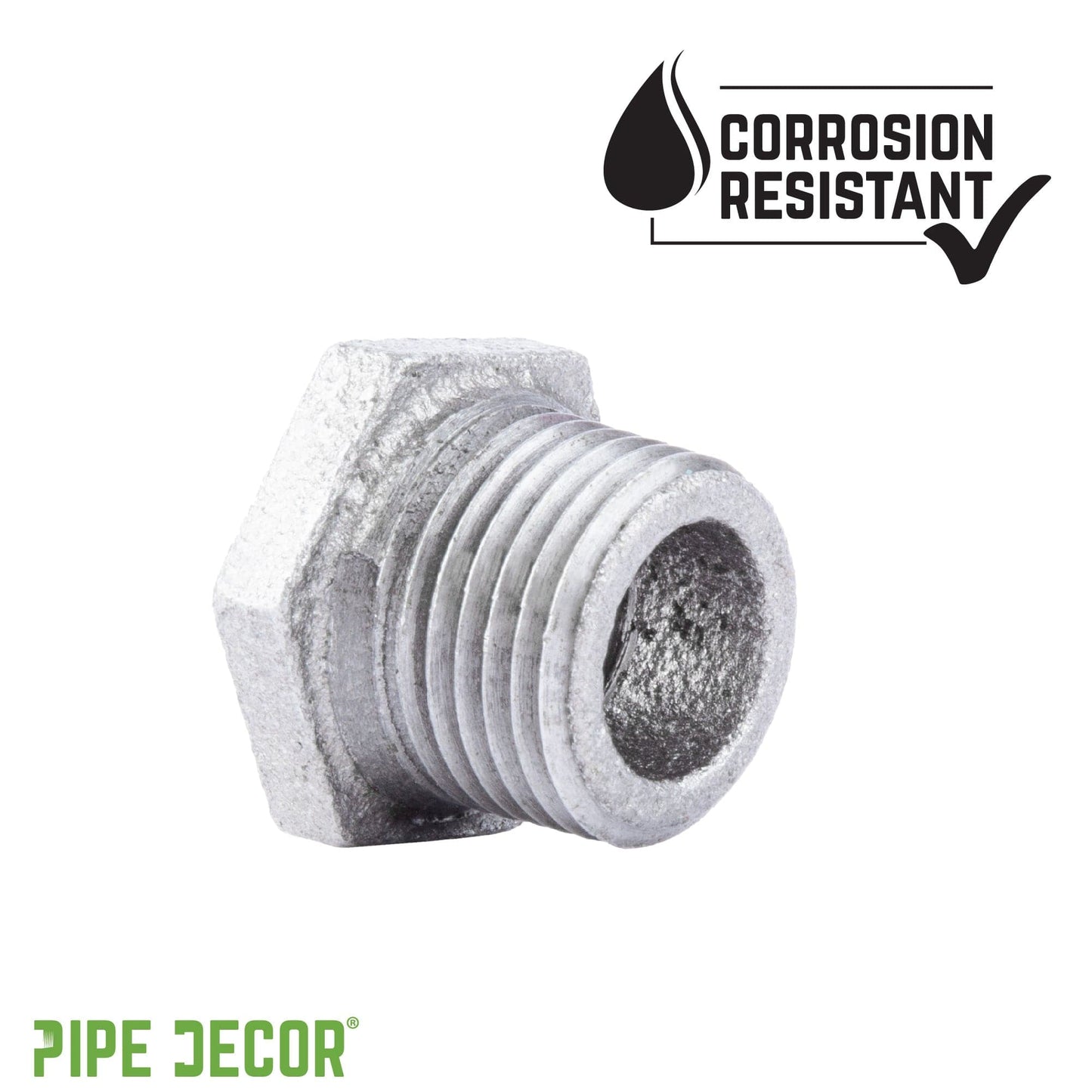 1/4 in. x 1/8 in. Galvanized Iron Bushing